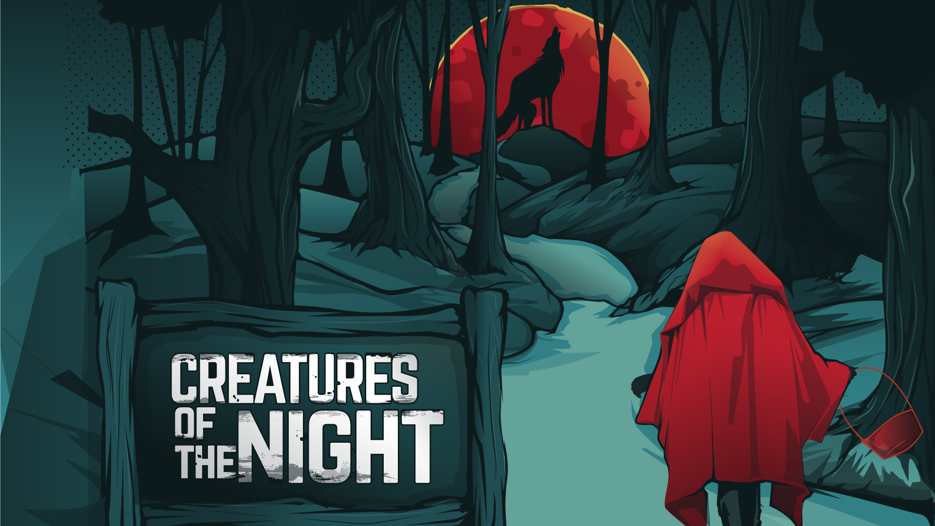 Work created for ZooTampa's Creatures of the Night Halloween event.