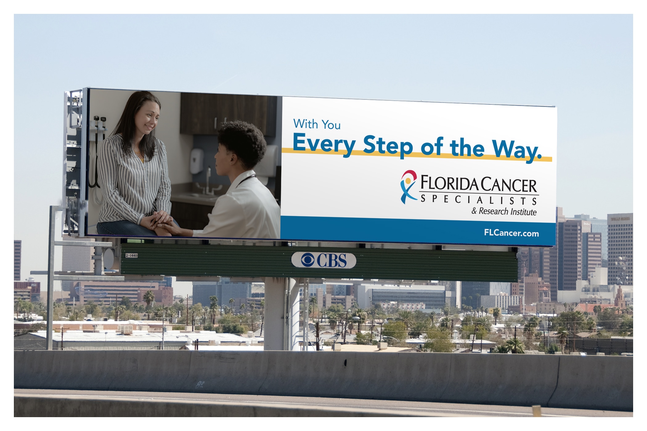 Photo of Every Step of the Way Billboard for Florida Cancer Specialists