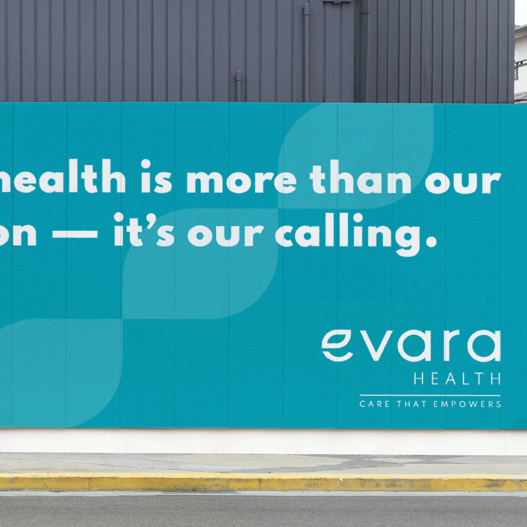 Evara Health billboard