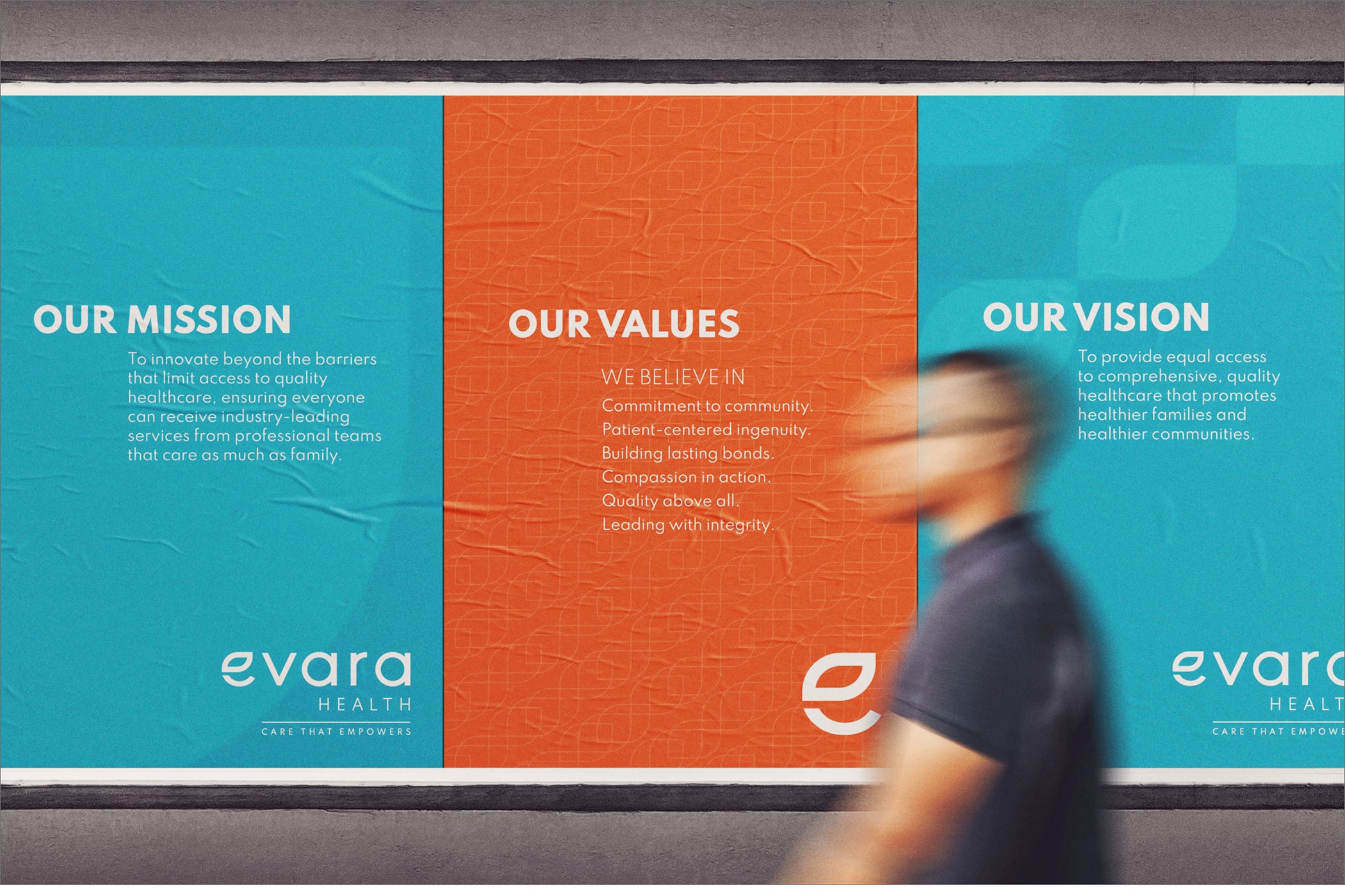 Evara Health Brand Posters