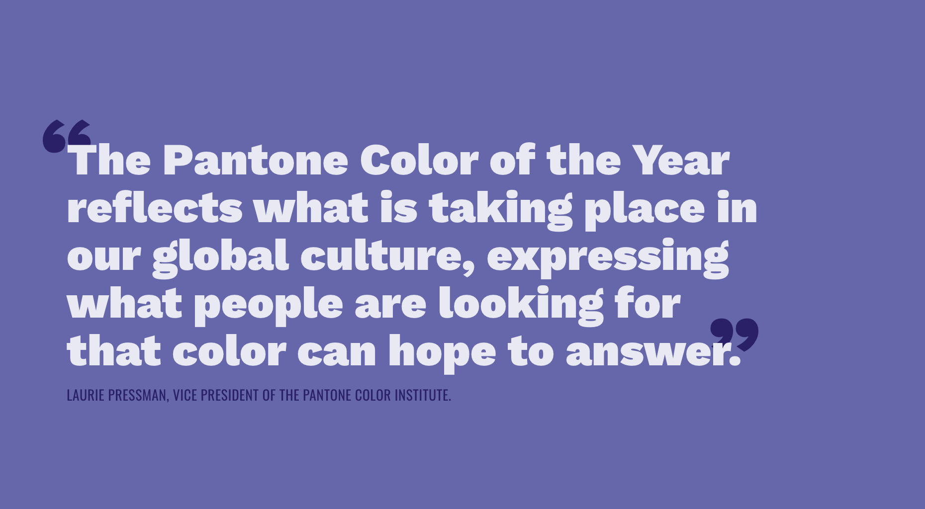 Pantone Color of the Year quote graphic