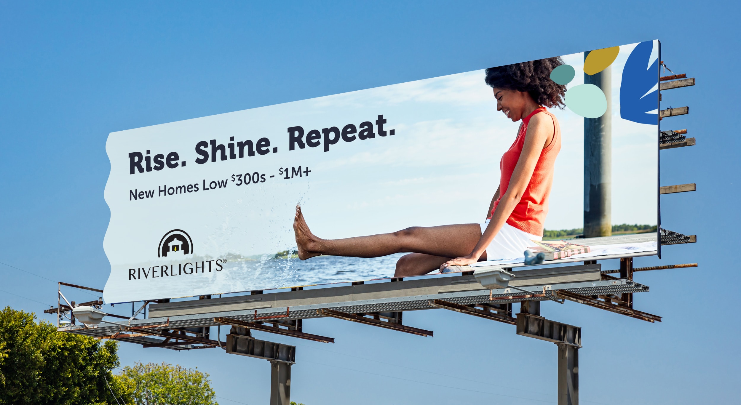 Riverlights Billboard - Rise. Shine. Repeat.