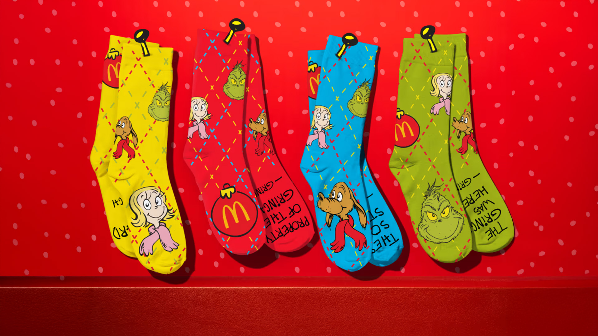 Grinch Happy Meal Socks